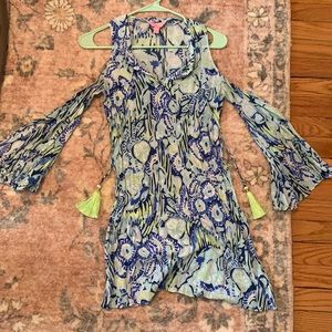 Lilly Pulitzer Benicia Open Shoulder Tunic Dress